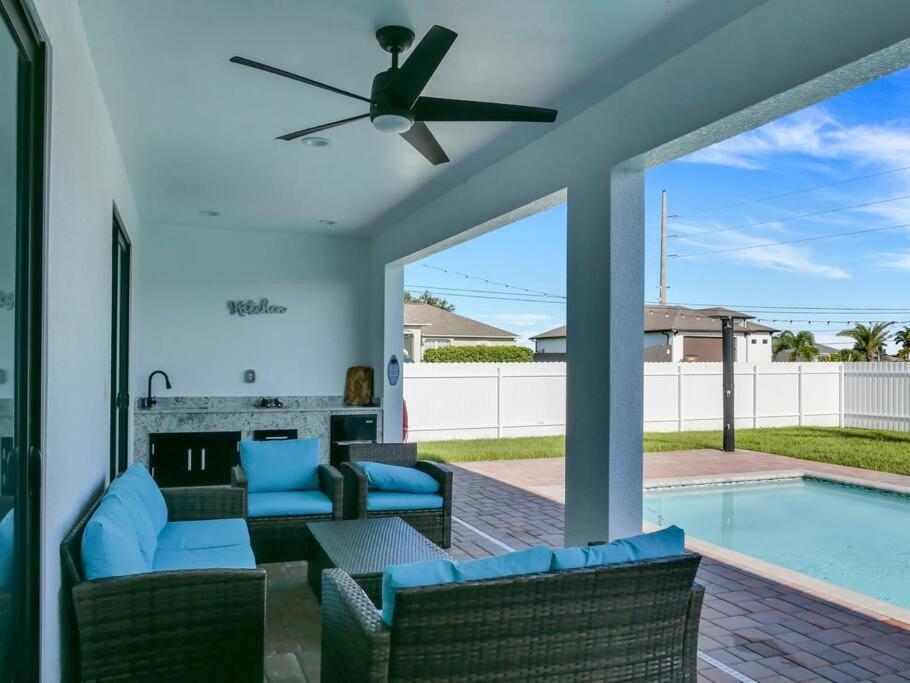 Casa Sevilla, Heated Pool, Sleeps 9, 4B3B Cape Coral Exterior photo