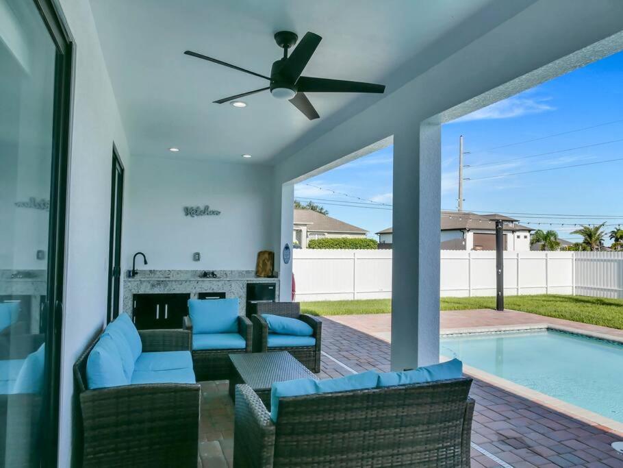 Casa Sevilla, Heated Pool, Sleeps 9, 4B3B Cape Coral Exterior photo